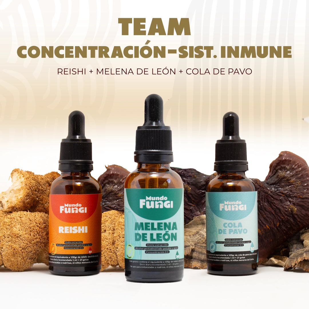 Pack TEAM Concentración + sistema inmune