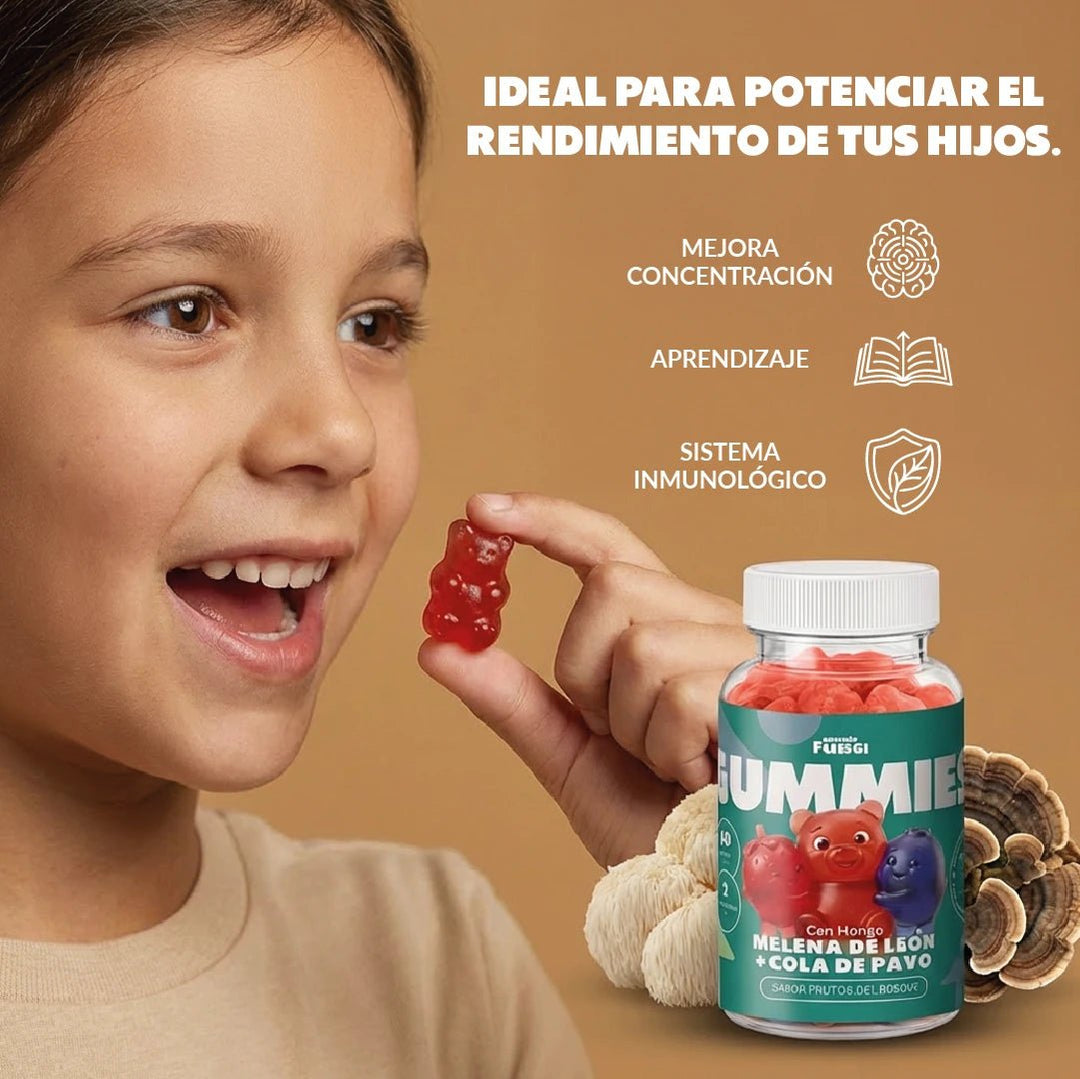 Gummie Melena + Cola de Pavo