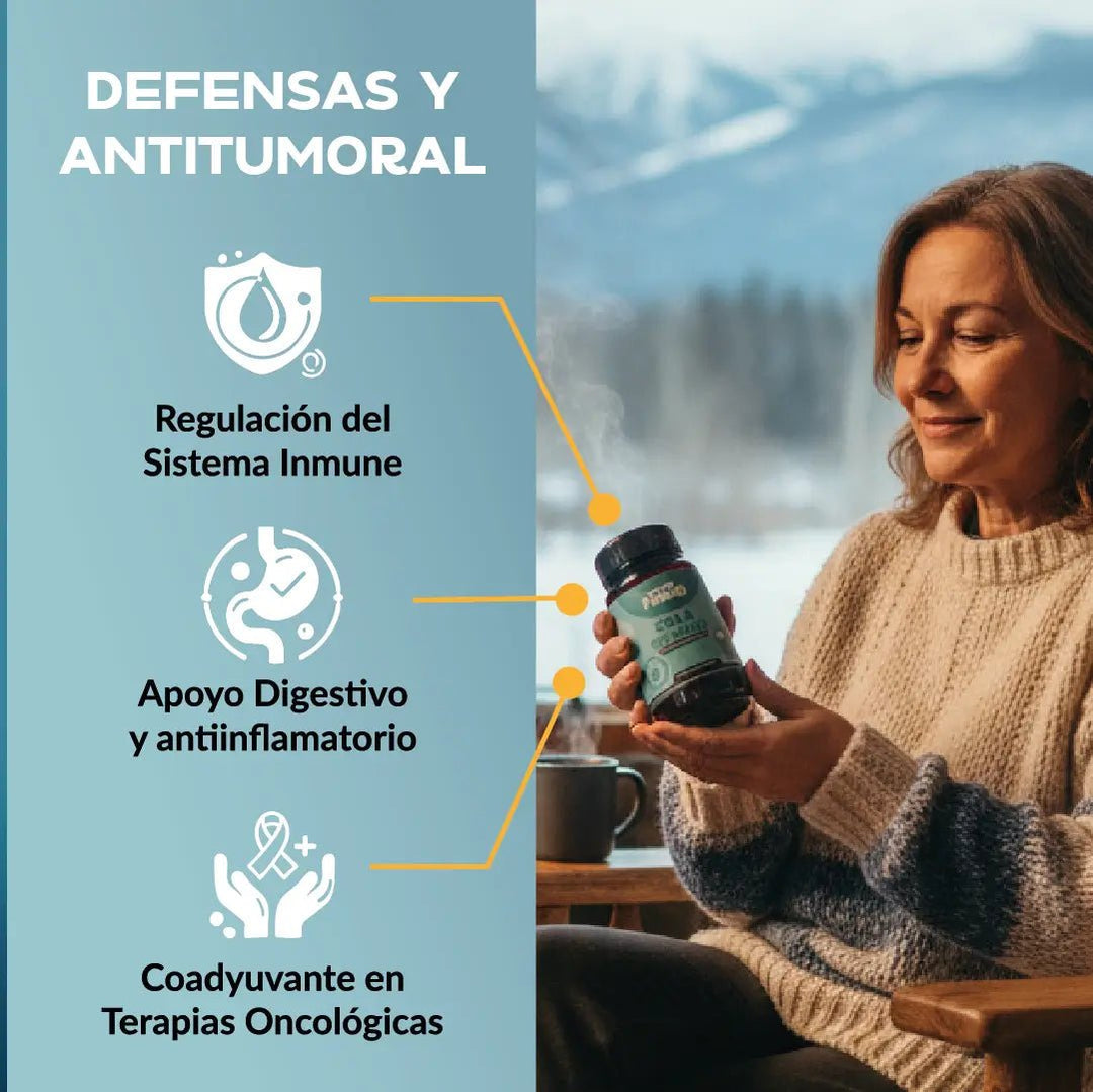 Cola de Pavo Cápsulas – Defensas y Antitumoral