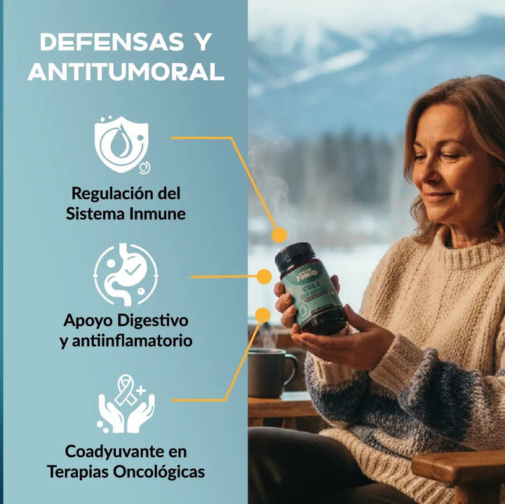 Cola de Pavo Cápsulas – Defensas y Antitumoral