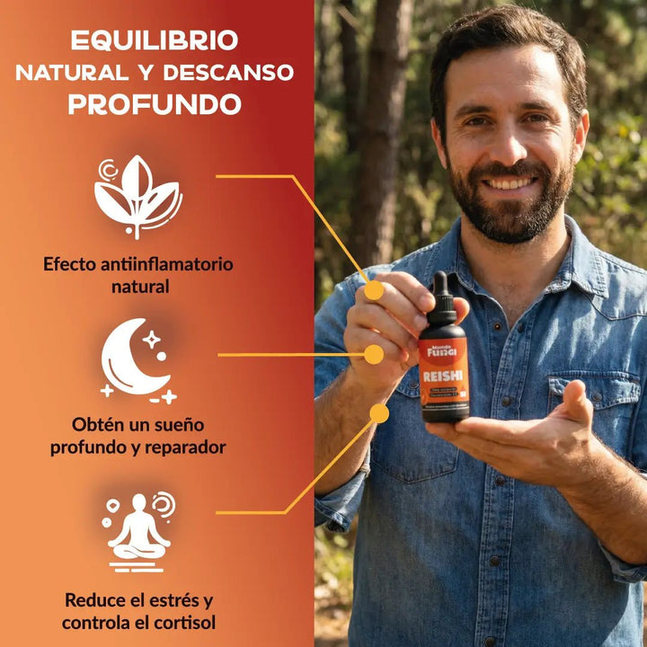 Reishi Gotas – Descanso y Anti‑estrés
