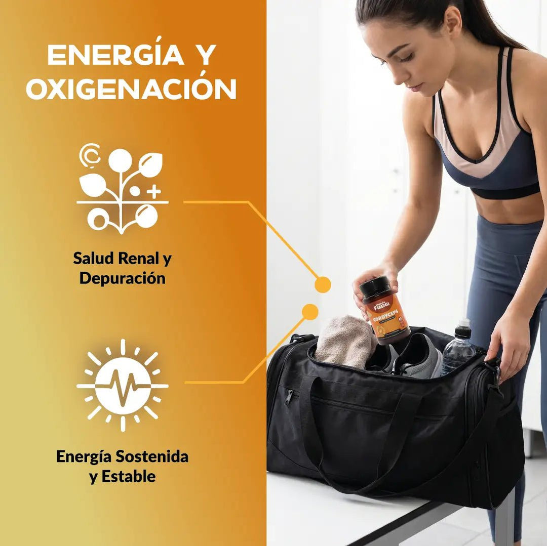 Cordyceps Cápsulas – Energía y Oxigenación