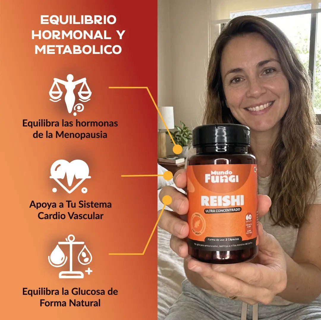 Reishi Capsulas - Hormonal y Metabolismo