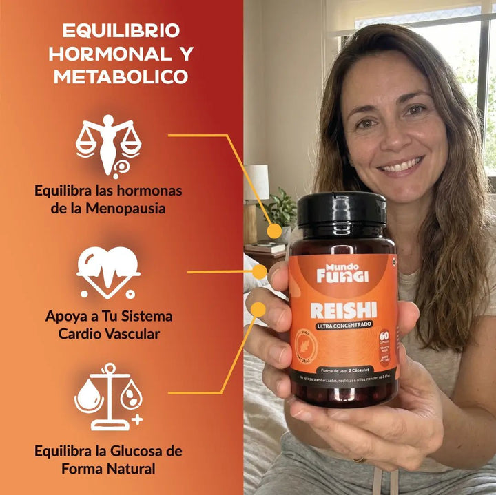 Reishi Capsulas - Hormonal y Metabolismo