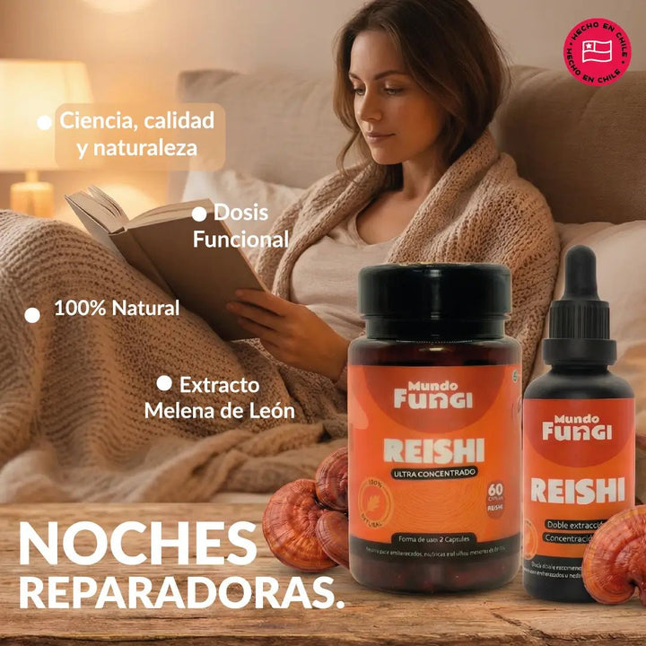 Packs gotas y capsulas Reishi XL