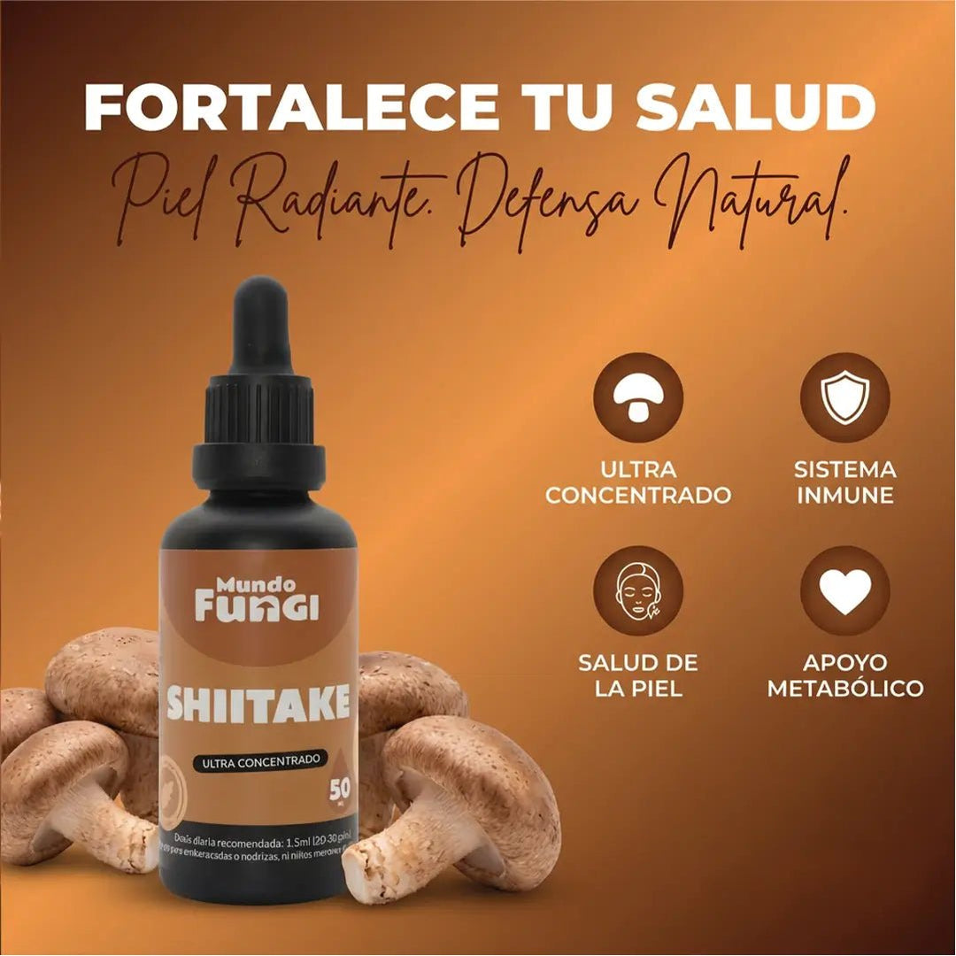 Shiitake Gotas – Piel y Defensas