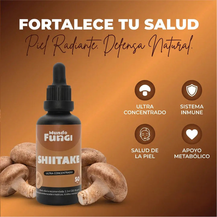 Shiitake Gotas – Piel y Defensas