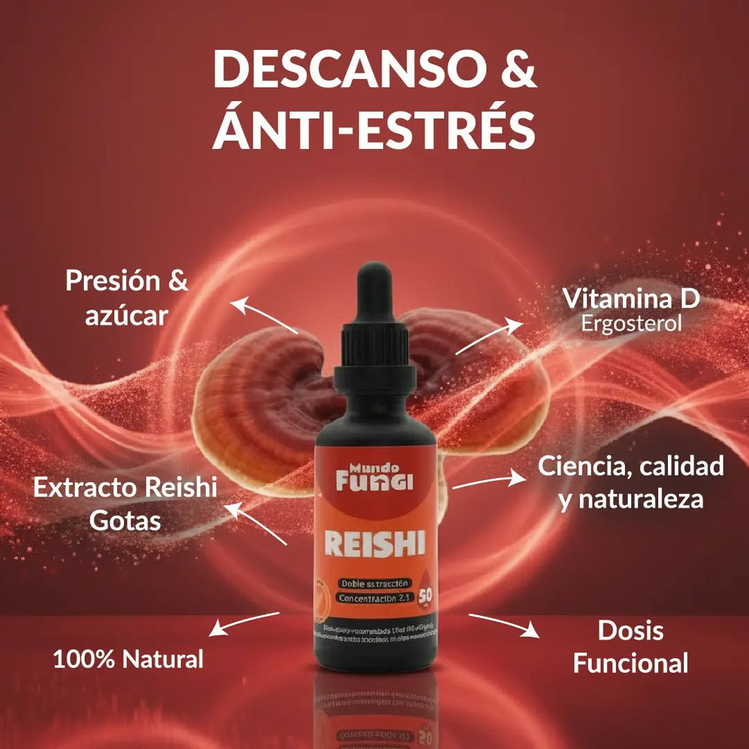 Reishi Gotas – Descanso y Anti‑estrés