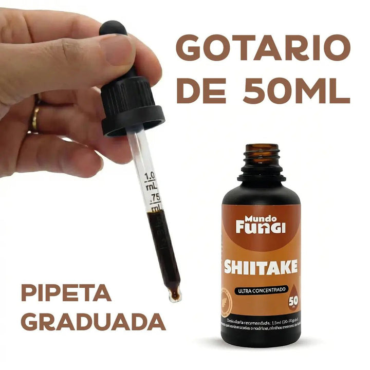 Shiitake Gotas – Piel y Defensas
