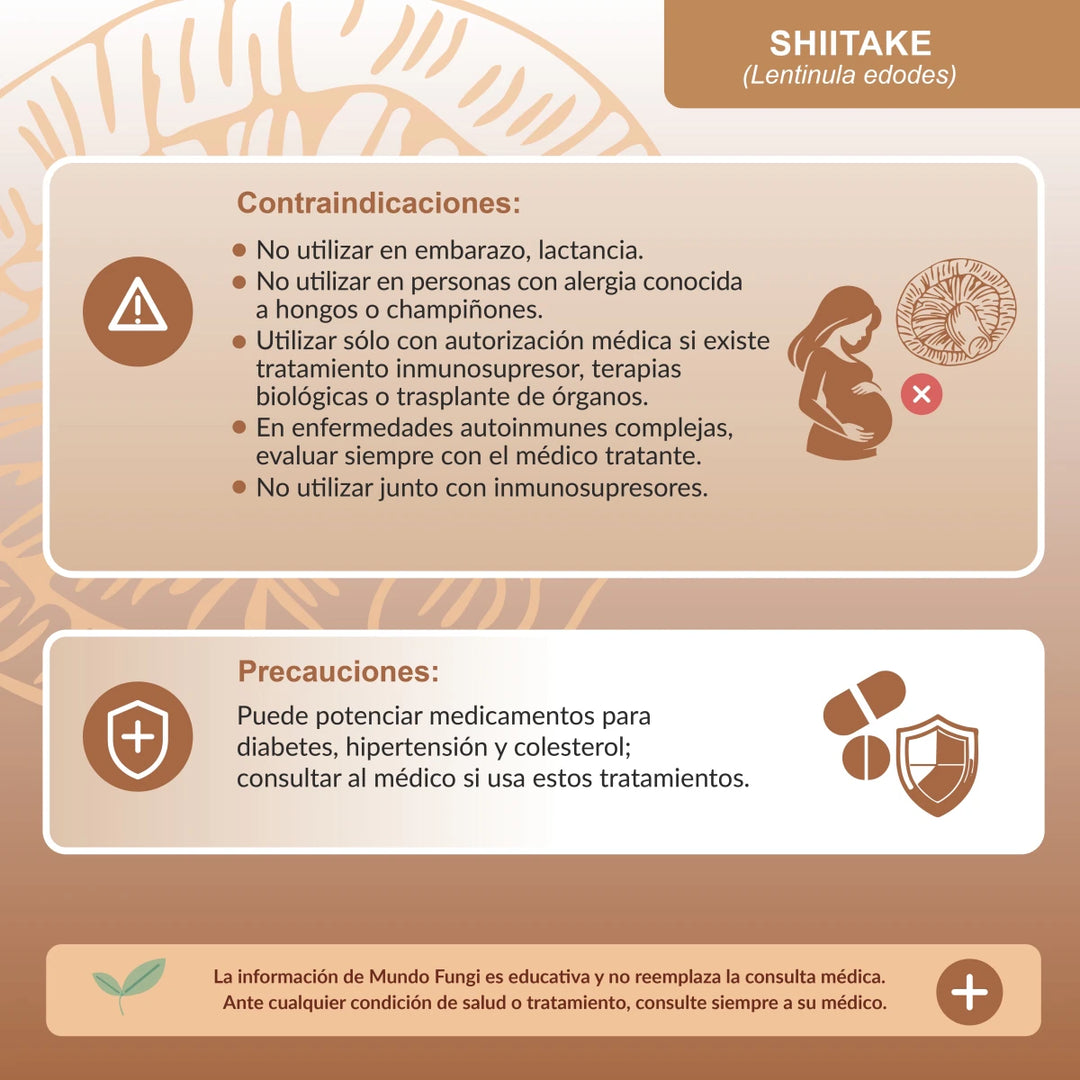 Shiitake Gotas – Piel y Defensas