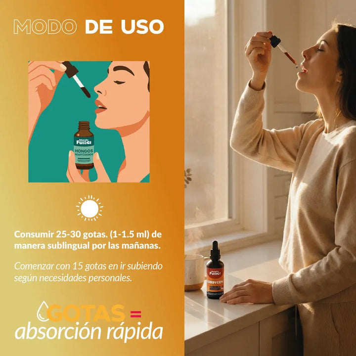 Cordyceps Gotas – Energía y Vitalidad