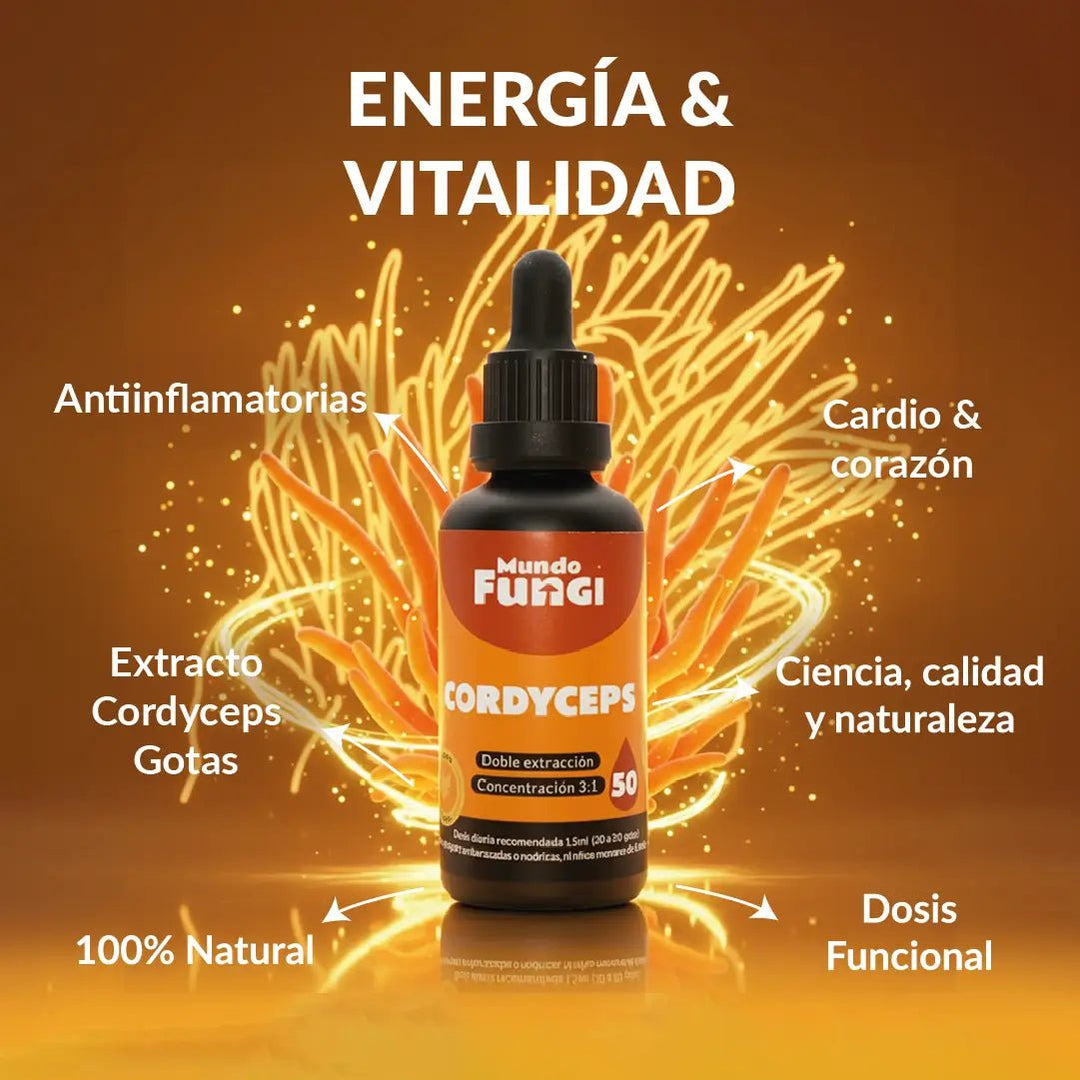 Cordyceps Gotas – Energía y Vitalidad