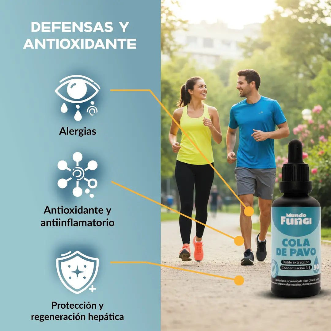Cola de Pavo Gotas – Defensas y Antioxidante