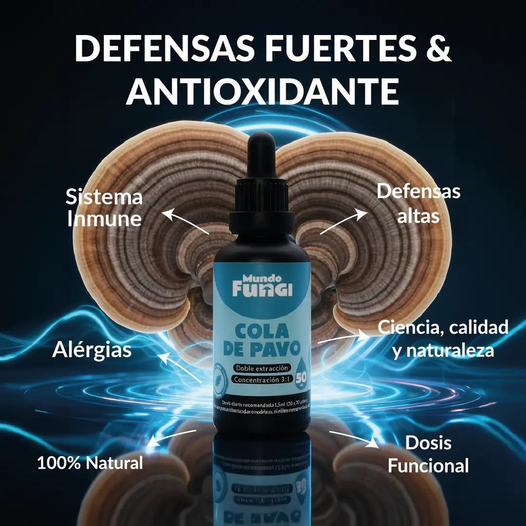 Cola de Pavo Gotas – Defensas y Antioxidante