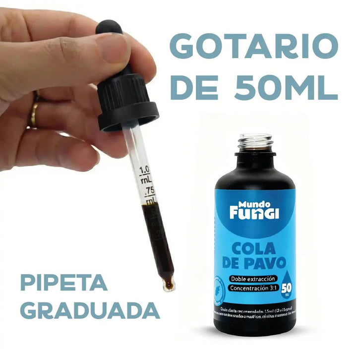 Cola de Pavo Gotas – Defensas y Antioxidante